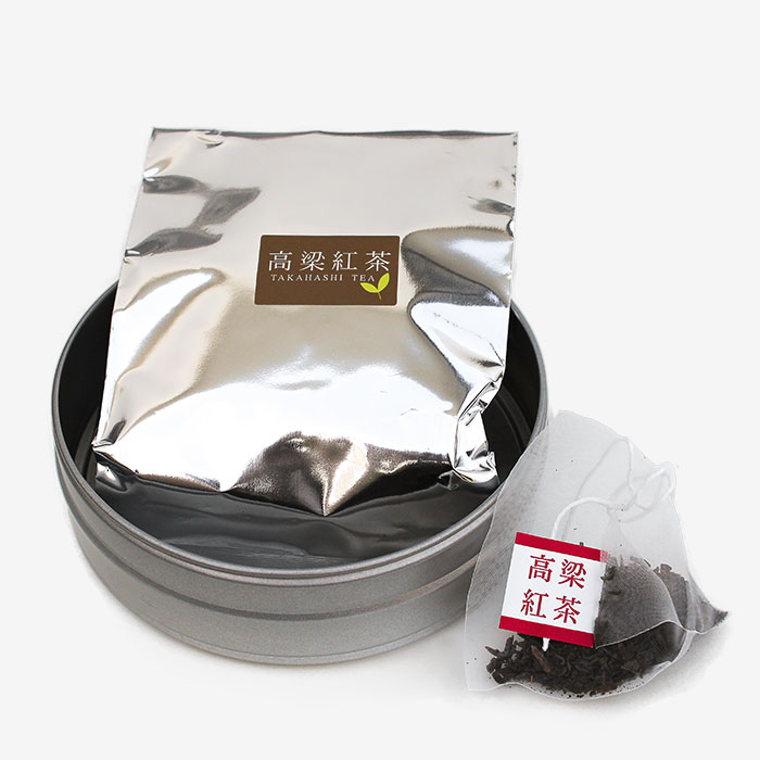 夢二郷土美術館 × 高梁紅茶《藤》限定缶入 夢二ブレンドティーバッグ 20g