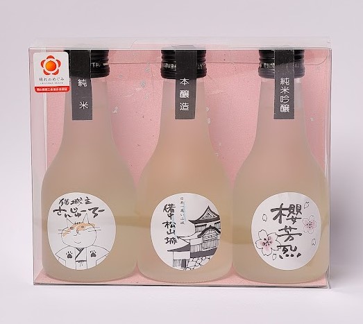 櫻芳烈飲みくらべ3本セット(180ml×3）