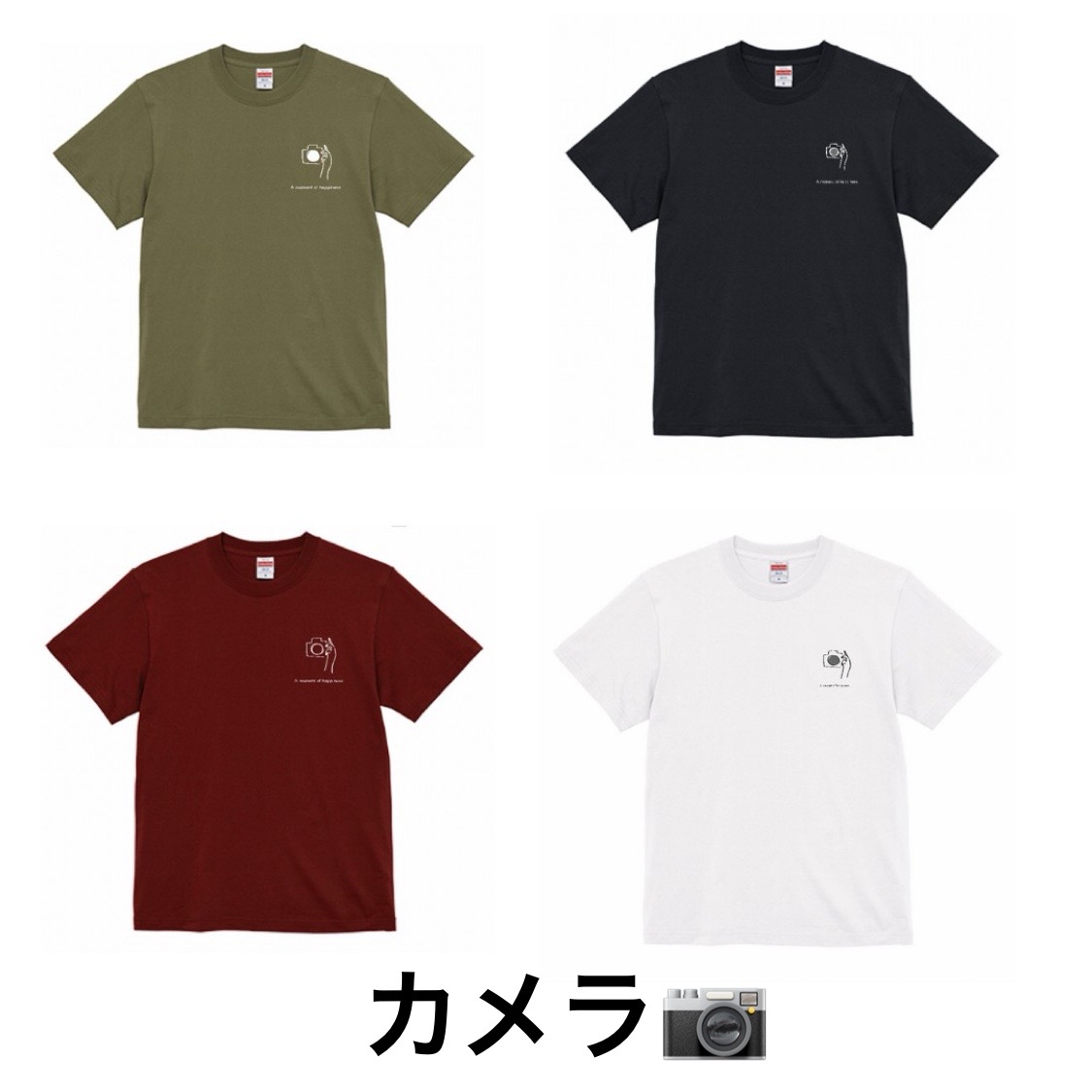 Tシャツ（カメラ）