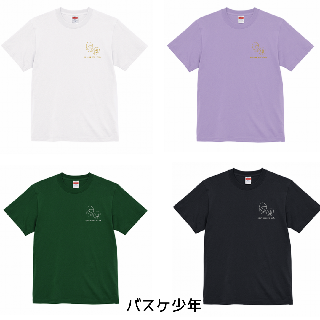 箔入りTシャツ（バスケ少年）