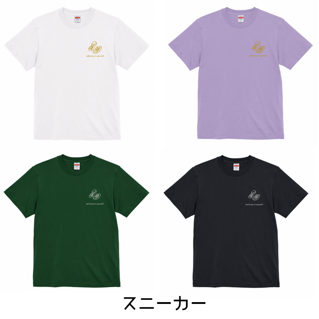 箔入りTシャツ（スニーカー）