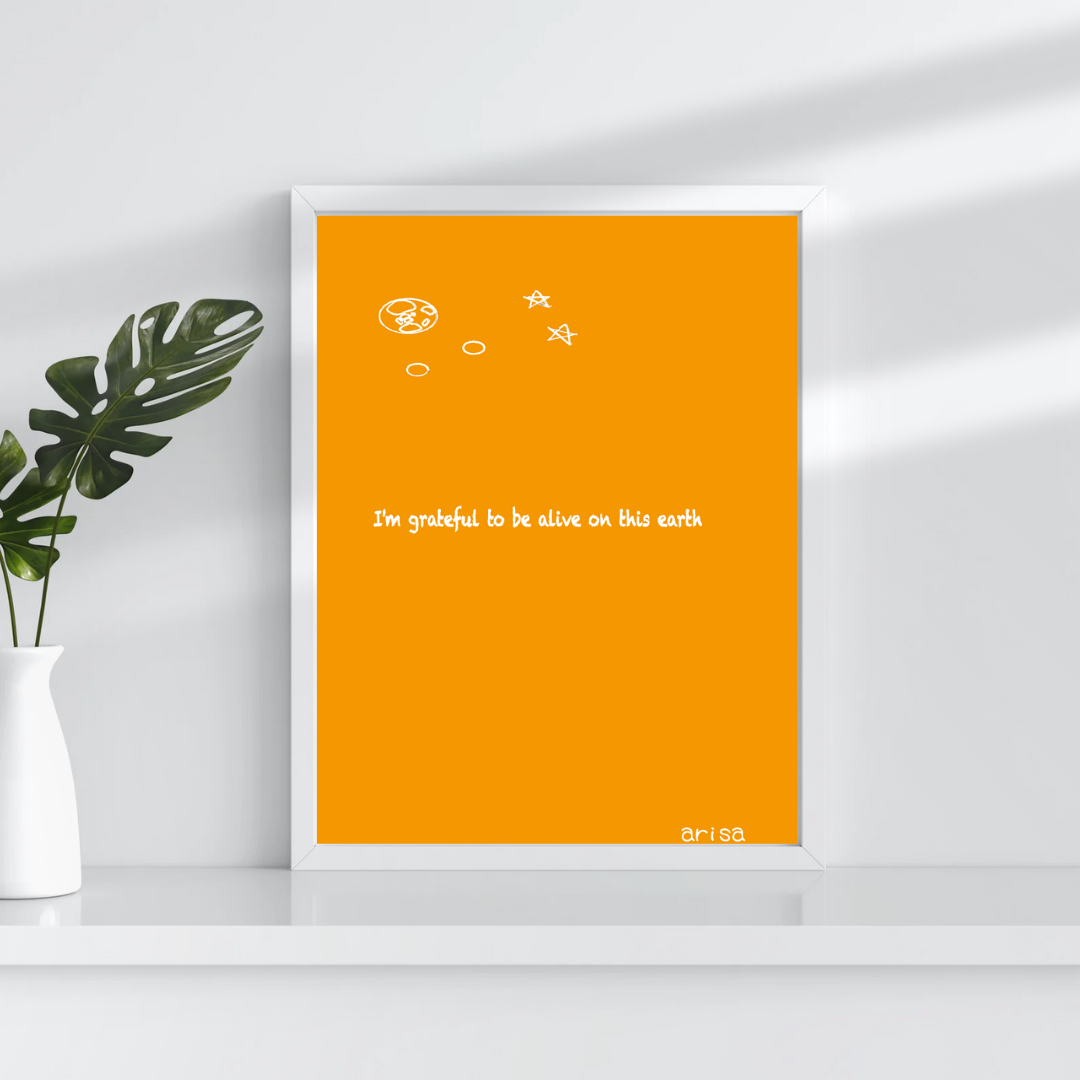 作品名「この地球上に生きている事に感謝」 | 岡山・瀬戸内グルメと  