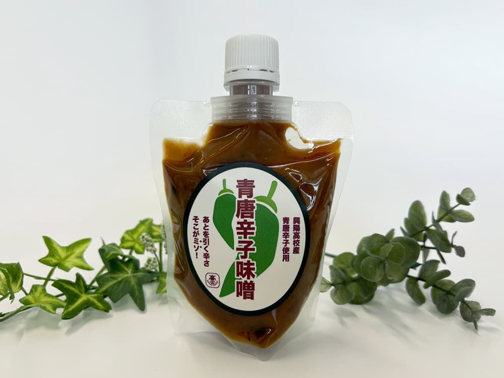 【興陽高校】ごはんがすすむ！青唐辛子味噌　2個入り