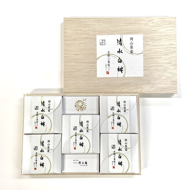 清水白桃ゼリー5個入