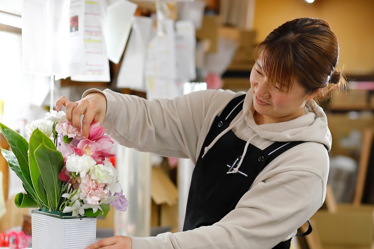 バラの花束（パープル）