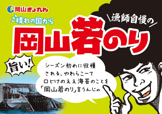 送料無料　ネコポス　岡山県産　お手軽　岡山若のり味付のりセット