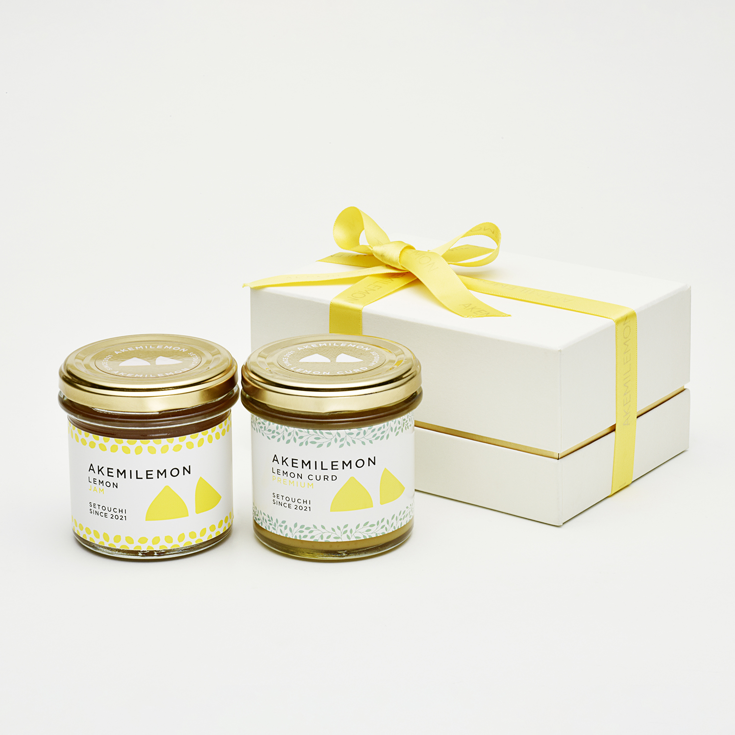 【2個入りギフトセット】LEMON CURD PREMIUM  レモンカード / プレミアム90ｇ・LEMON JAM レモンジャム　130ｇ　