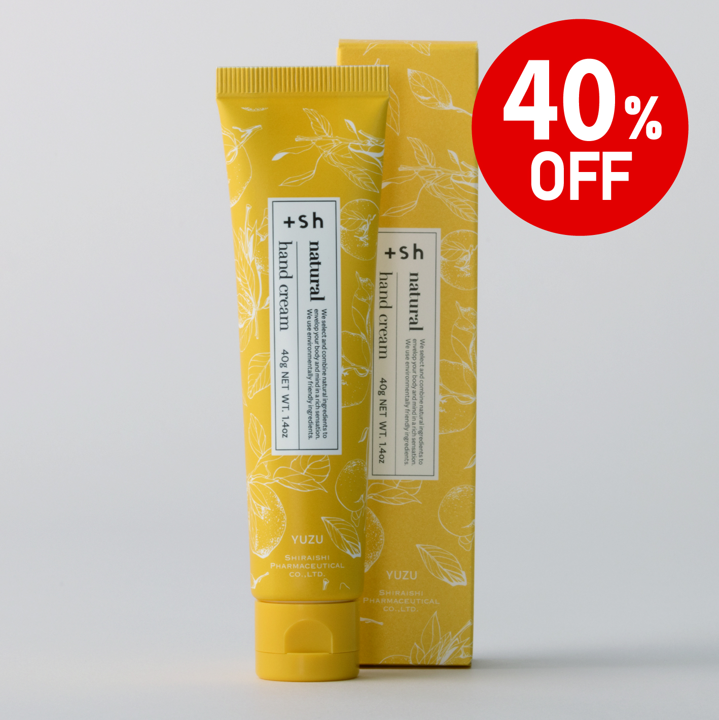 【SALE 40%OFF】ナチュラルハンドクリームY 柚子（送料無料）