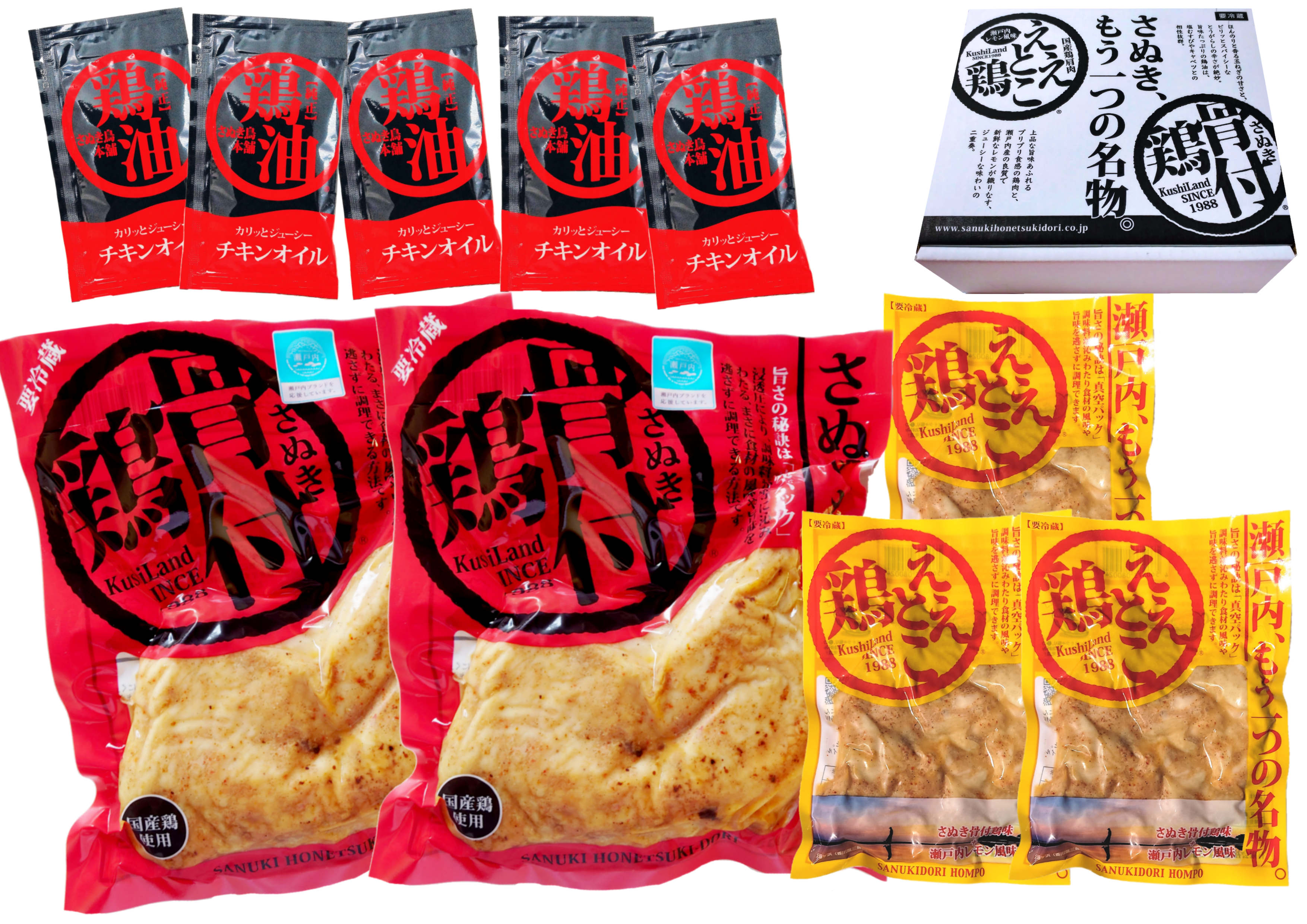 さぬき骨付鶏２本ええとこ鶏３袋セット※送料込（北海道、沖縄は別途７００円）